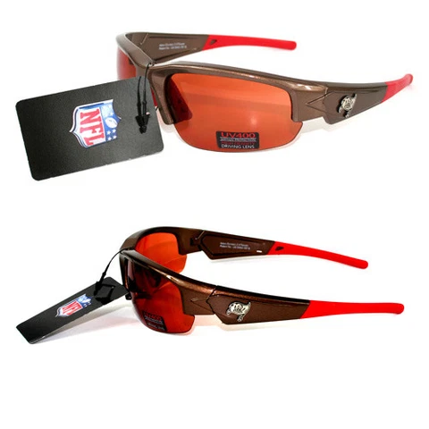 TAMPA BAY BUCCANEERS, MAXX DYNASTY, HIGH DENSITY, DRIVING LENS SUNGLASSES Cover