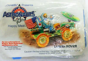 Vtg 1990's McDonald's Young Astronauts Happy Meal Space Toys Complete Set of 4 - Picture 1 of 11