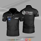 Haas f1 team polo shirt fan racing car logo custom model unisex  best gift 2022