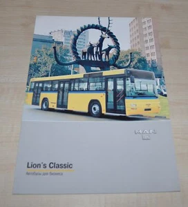 MAN Lion's Classic Bus Russian Brochure Prospekt - Picture 1 of 3