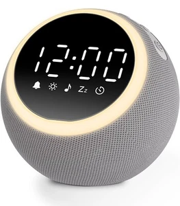 ROHENT White Noise Sound Machine & Alarm Clock - 25 Soothing Sounds- Gray - Picture 1 of 10