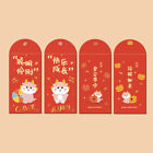 6PCS 2024 Year Of The Dragon Red Packet Bag Cartoon Kawaii Lucky Money Envelopes