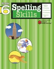 Spelling Skills : Grade 6, Paperback by Flash Kids (EDT), Brand New, Free shi...
