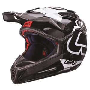Leatt GPX 5.5 V15 Composite Helmet Black/White L Off-Road/MX/ATV/Motocross 10171 - Picture 1 of 4