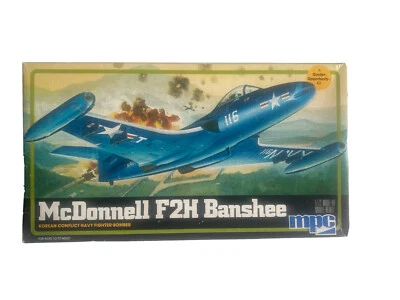 Kit Modelo Militar McDonnell F2H Banshee Vintage 1982 MPC 1:72 - Caja Abierta Foto 1 de 4