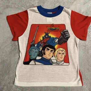 VOLTRON pajama shirt 1984 vtg cartoon size 10 youth Defender of Universe TV - Picture 1 of 5