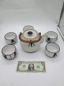Vintage Native American / Mexico - Southwestern Tea Set With 5 Cups - Picture 1 of 4