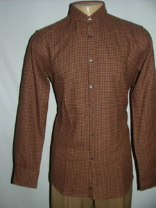 NEU WOT CANALI FLANELL SCHWERES FREIZEITHEMD GR. L BAUMWOLLE WOLLE MADE IN ITALY #560 - Bild 1 von 6