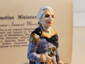1947 Sebastian Miniatures GEORGE WASHINGTON Figurine #6001 in original box.  - Picture 1 of 13