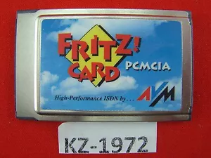 AVM Fritz! ISDN Fritz!Card PCMCIA #KZ-1972 - Bild 1 von 1