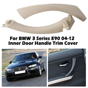 For BMW E90 328i Beige Inner+Outer Door Panel Handle Pull Trim Cover Left side 2 - Bild 1 von 9