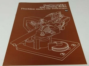 Vintage Dual Turntables And Cassette Decks Brochure Pamphlet Booklet 60's 70's - Picture 1 of 5