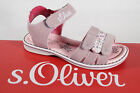 S.oliver Girls Sandals Rose/White, Leather Insole, Flat New