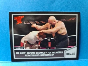 BIG SHOW & SHEAMUS🏆2013 Topps #55 BEST OF WWE  Wrestling Card 🏆FREE POST - Bild 1 von 2