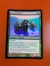 1x Aurochs Herd | FOIL | Coldsnap | MTG Magic the Gathering Cards
