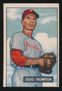 1951 Bowman Baseball *High #* -#294 JOCKO THOMPSON (Philadelphia Phillies) - Picture 1 of 2