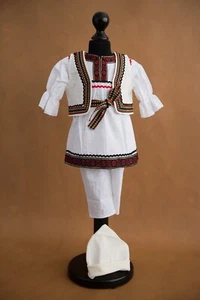Romanian traditional costume for boy 2-4 months - Picture 1 of 2
