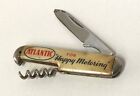 Atlantic For "Happy Motoring" Vintage 1950'S Advertising Pocket Knife