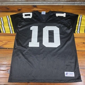 VTG Pittsburgh Steelers KORDELL STEWART #10 XL 50-52 Jersey Black Logo Athletic - Picture 1 of 13