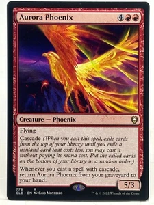Aurora Phoenix NM/M* Commander Baldur's Gate 775 ENGLISH mtg -UnltdCards - Picture 1 of 2