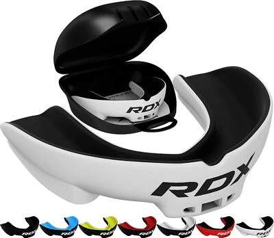 RDX Box-Mundschutz mit Etui MMA Zahnschutz Zähneknirschen, Mundschutz