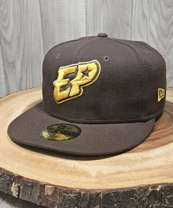 Gorra ajustada El Paso Chihuahuas New Era 59Fifty talla 7 1/4 ligas menores - Imagen 1 de 14