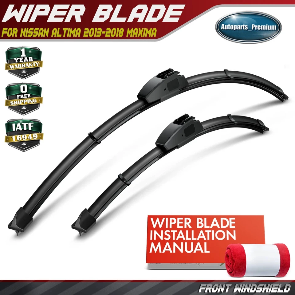 2Pcs Front 28" & 16" Windshield Wiper Blades for Nissan Altima 2013-2018 Maxima - Image 1 of 4