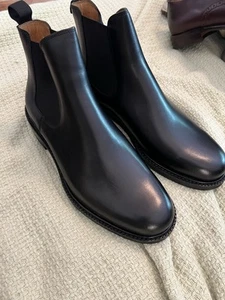 Beckett Simonon Black Chelsea Dress Boots Size 8.5 - Picture 1 of 4