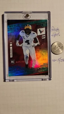 2021 Panini - Rookies Nico Collins #237 Xtra Points Premium Green /199 (RC) - Image 1 of 3