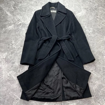 Max Mara Belted Coat Actress Collar Angora Size:38/US:4 From Japan 129981K Auth - Image 1 of 4