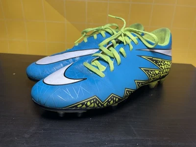 NIKE Hypervenom Phade II FG Blue Lagoon Soccer Cleats 744944-400 Women's Sz 10 - Image 1 of 4