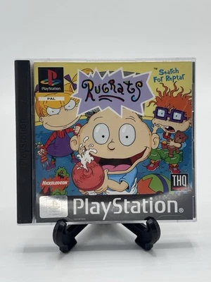 Rugrats Search for Reptar PS1 Promo Disc rare Sony PlayStation black label 🎮 - Image 1 of 4