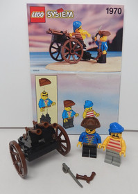 Lego 1970 Pirates Gun Cart Pirates I 100% Complete