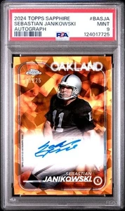 Sebastion Janikowski 2024 Topps Chrome Sapphire Orange Auto #BASJA 17/25 PSA 9 - Bild 1 von 2