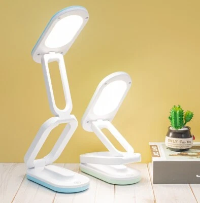 LED Schreibtischlampe Dimmbar Leselampe Büroleuchte USB Akku Flexibel faltbar - Bild 1 von 4