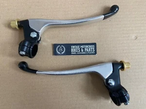 Palanca de freno delantera embrague y juego de perchas vintage Twinshock Honda CR125 CR250 1973-80 - Imagen 1 de 1