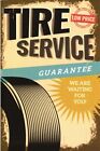 New Vintage Style Tire Service Advertisement Card