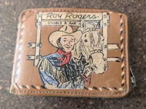 1950s ROY ROGERS & TRIGGER WALLET Leather Plastic With Zipper - Bild 1 von 9