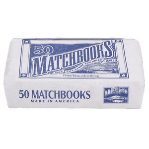 50 Plain White Matches Matchbooks