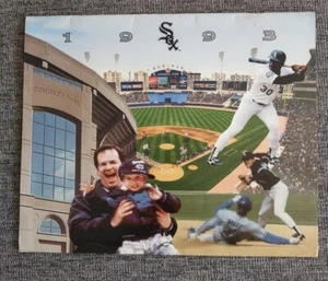 Chicago White Sox 1993 MLB Hanging Calendar Game Schedule & Player Birthdays - Picture 1 of 12