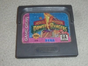 CARTUCHO DE VIDEOJUEGO SEGA GAMEGEAR MIGHTY MORPHIN POWER RANGERS SOLO ENGRANAJE - Imagen 1 de 2