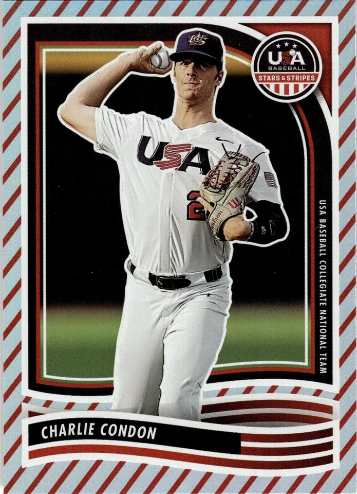 **PICK YOUR CARD** 2024 USA Baseball Stars and Stripes - Stripes Parallels - Image 1 of 1