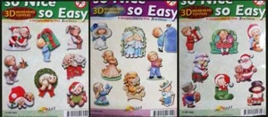 So Nice So Easy 3D Die Cut Card Toppers Christmas Kids & Cute Kids 8 Designs - Picture 1 of 4