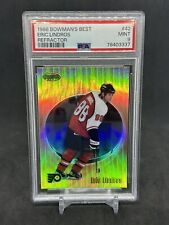 Eric Lindros 1998-99 Topps Bowman’s Best Refractor /400 #42 PSA 9 Flyers