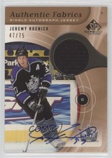 2005-06 SP Game Used Edition Authentic Fabrics /75 Jeremy Roenick #AAF-JR Auto