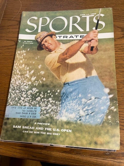 June 11, 1956 Sam Snead Golf U.S. Open First RC Sports Illustrated - Image 1 of 1