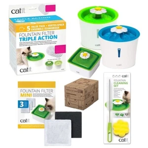 Catit Cat Agua Potable Flores Fuentes Repuesto Gatito Filtros y Kit de Limpieza - Imagen 1 de 29