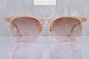 Cromo Corazones Darlin Raro Vintage Gafas de sol Cartier Oro 52/20 Cristal - Imagen 1 de 5