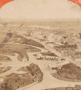 Dieppe Gesamtansicht Frankreich altes Stereo Foto Neurdein 1880 - Bild 1 von 3