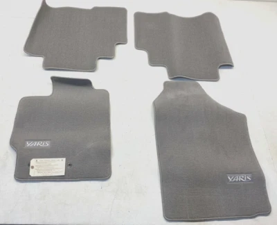 New OEM genuine Floor Mats Medium Gray Toyota Yaris Sedan 2007-2011 PT206-52100 - Image 1 of 2